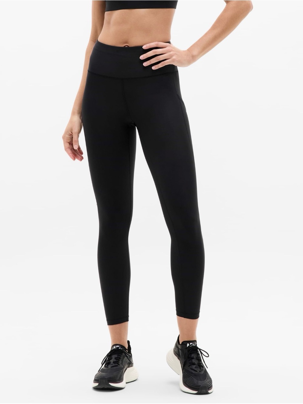 Athleta Black High-Waist Pocket Leggings